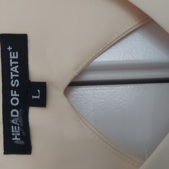 HEAD OF STATE Women Back Cut Out Blazer Jacket Size L - Picture 3 of 7